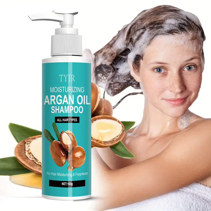 Hair Care Oil Serum - Moroccan Argan Oil Shampoo, Containing Natural