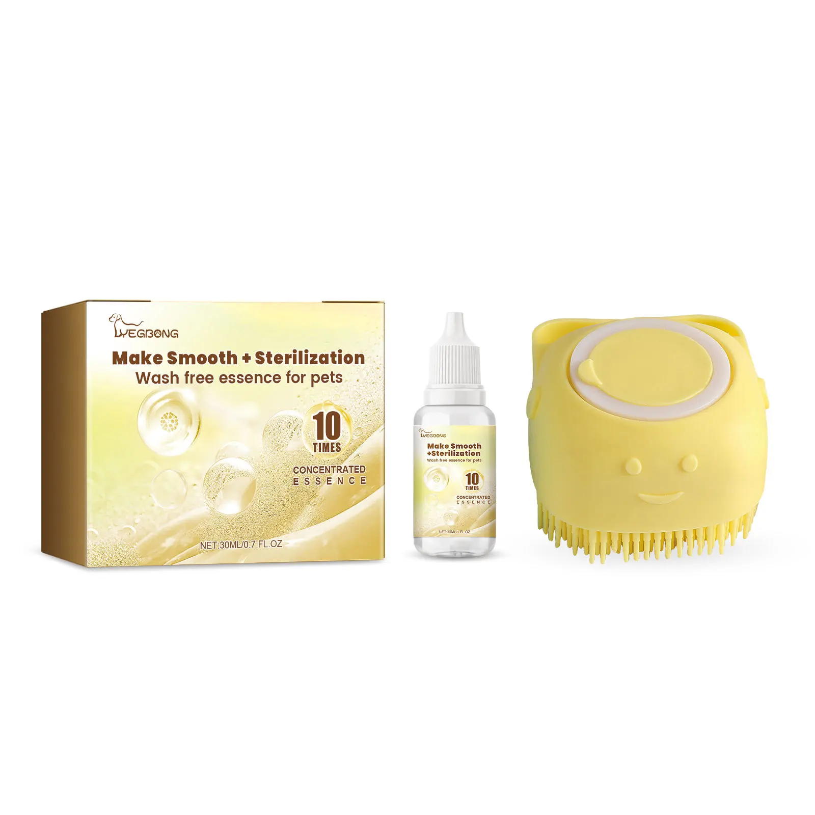Hair Care Essence - Pet Wash-free Essence Set for Cats
