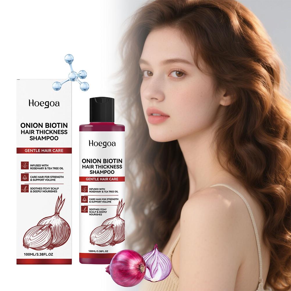 Biotin Shampoo Thickening - 100ml Onion Biotin Shampoo for Hair