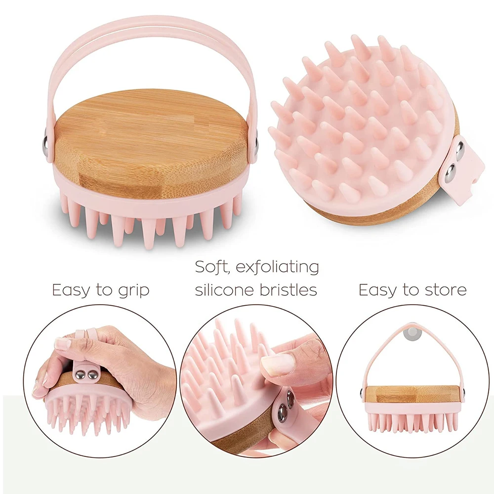 New Scalp Massager Shampoo Bru - Bamboo Hair Brush review and price