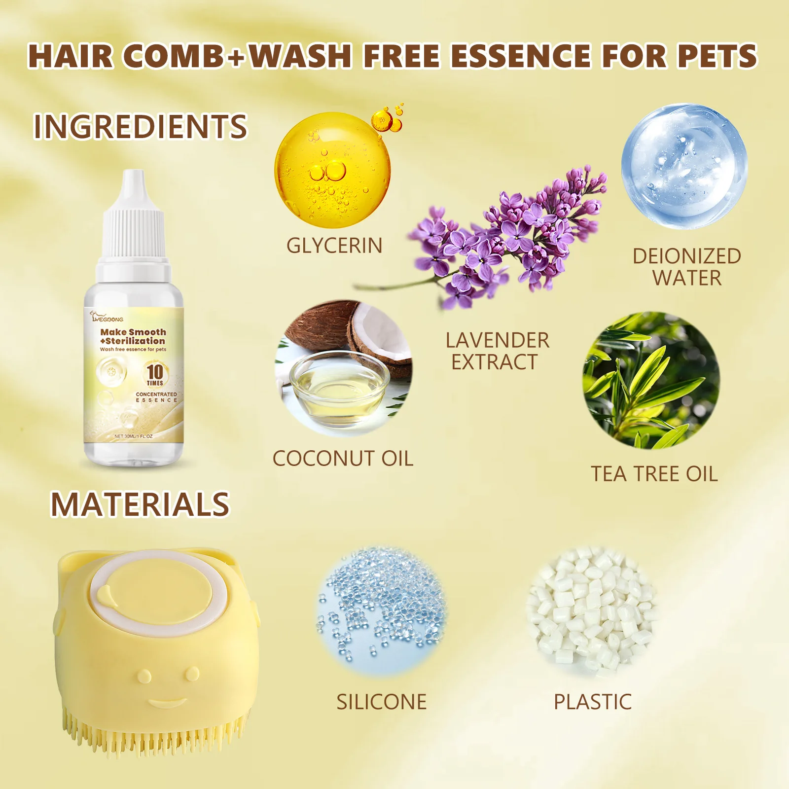 Pet Wash-free Essence Set for  - Hair Care Essence review and price