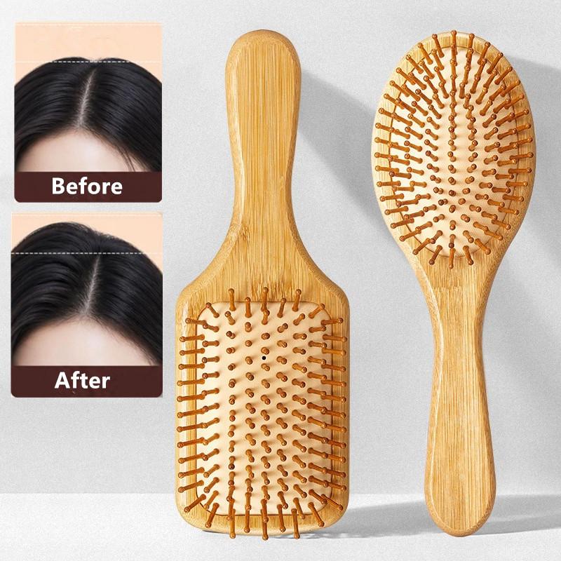 {MAX-66} Natural Bamboo Paddle - Bamboo Hair Brush review and price
