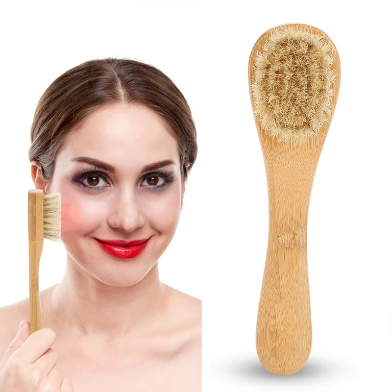 1-6Pcs Exfoliating Brush Facia - Bamboo Hair Brush review and price