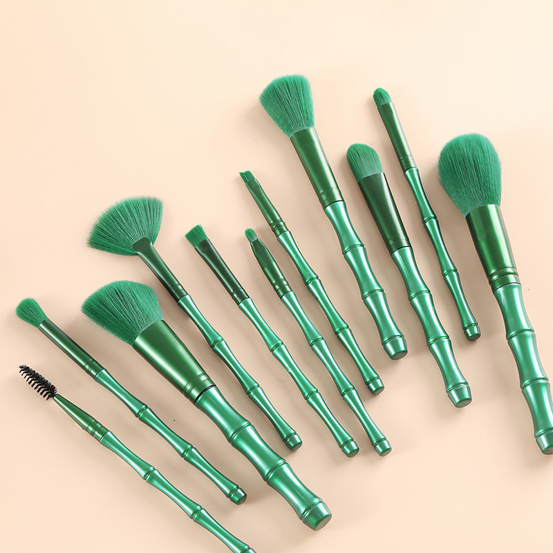 11Pcs Bamboo Makeup Brushes Ki - Bamboo Hair Brush review and price