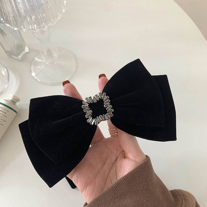 Brand New Black Velvet Big Bow - Hair Care Luxury Brands review and price