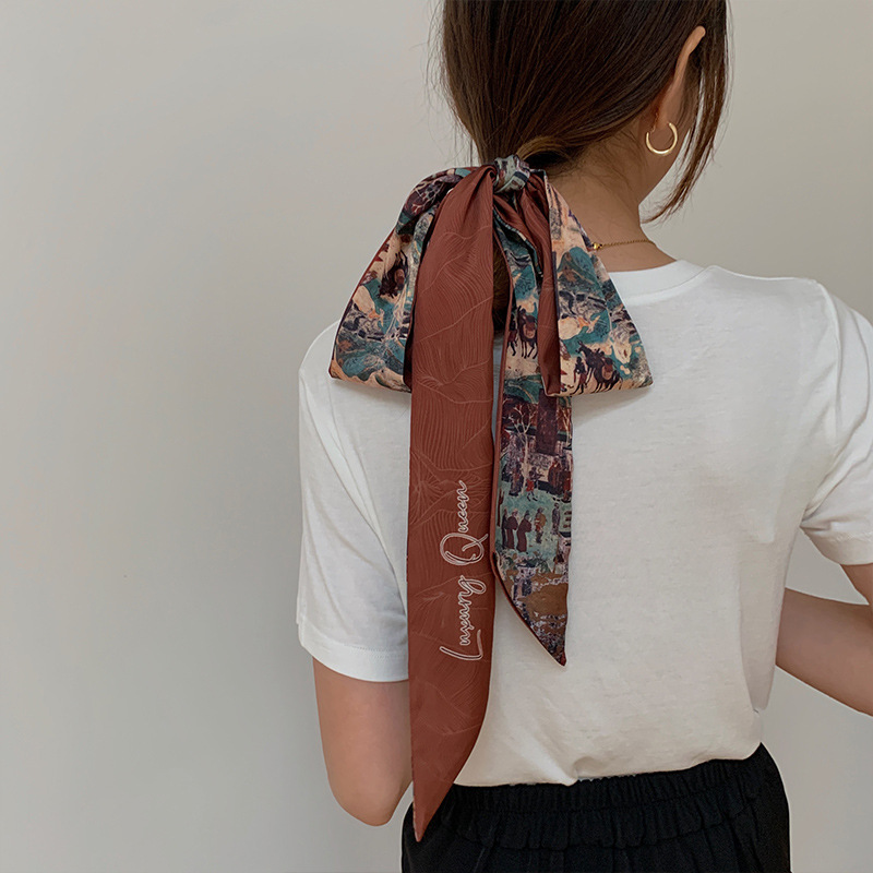 Luxury Hair Scarf Women Silk L - Hair Care Luxury Brands review and price