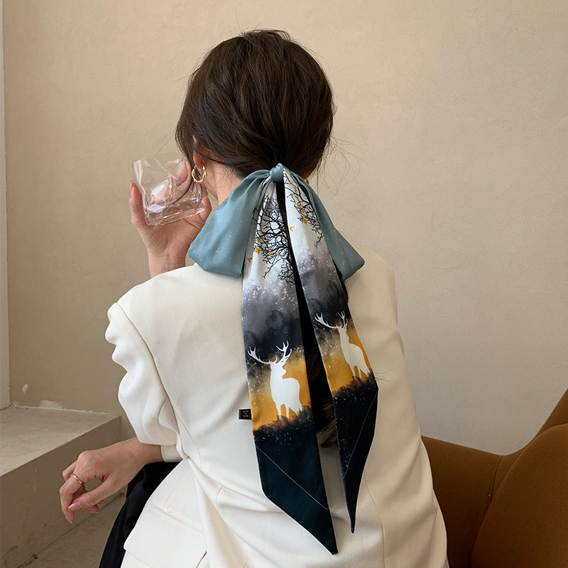 Luxury Hair Scarf Women Silk L - Hair Care Luxury Brands review and price