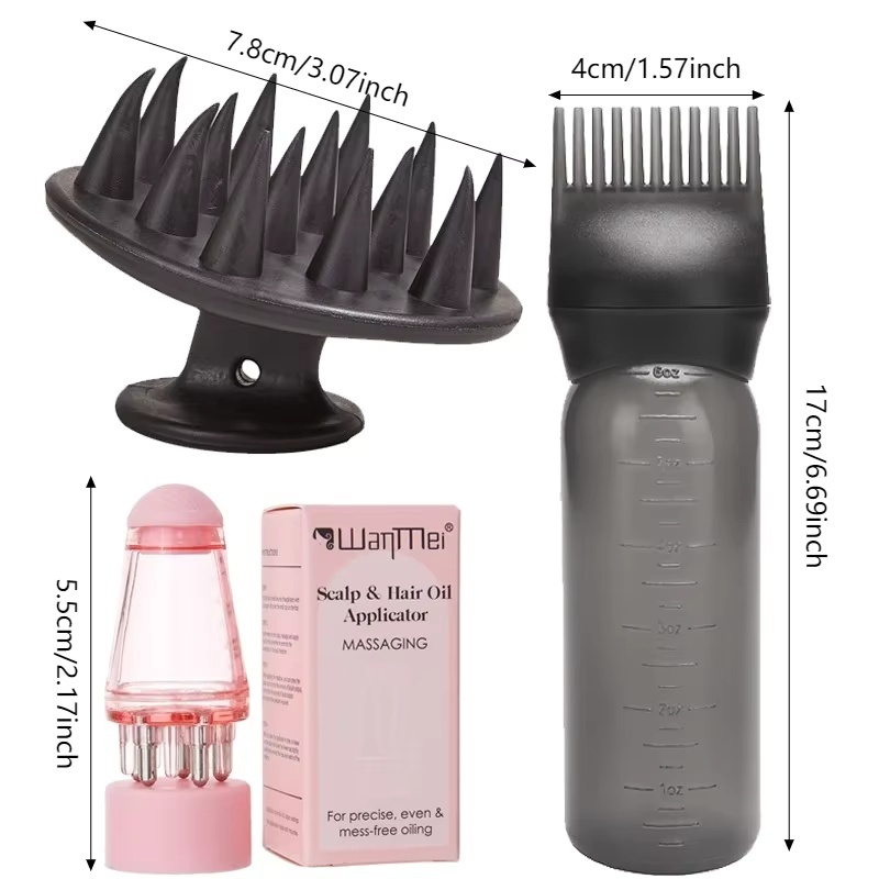 3Pcs Scalp Hair Oil Applicator - Hair Care Oil Serum review and price