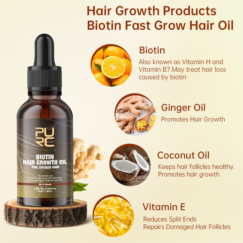 PURC Biotin Hair Growth Oil Sh - Hair Care Oil Serum review and price