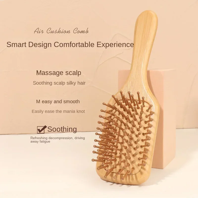 Premium Wooden Bamboo Scalp Ma - Bamboo Hair Brush review and price